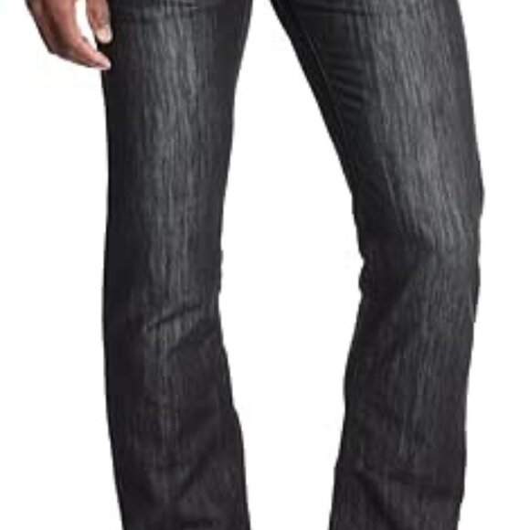 NWOT INC International Concepts Berlin Slim Straight Jeans Black Size 40x32 - Picture 6 of 14